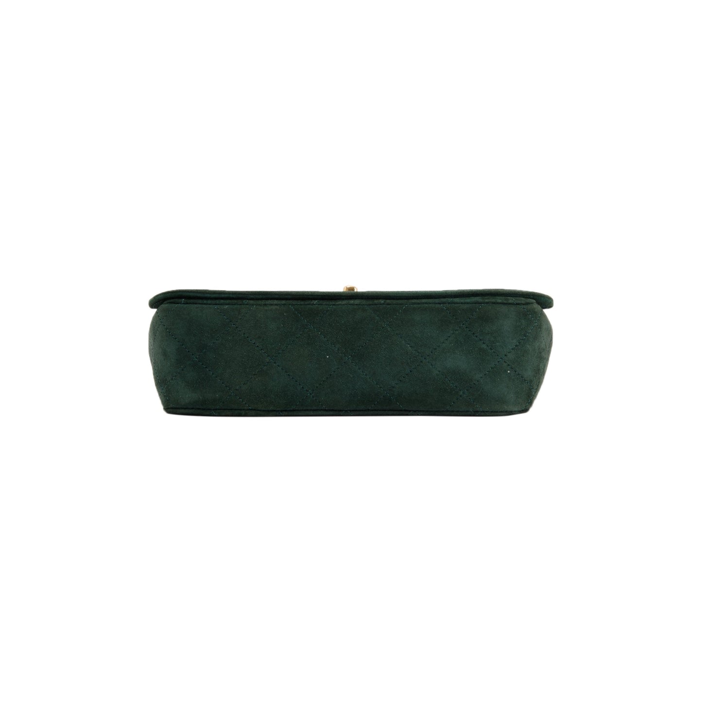 Chanel Vintage CC Suede Bijoux Chain Flap Bag