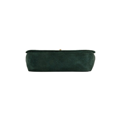 Chanel Vintage CC Suede Bijoux Chain Flap Bag
