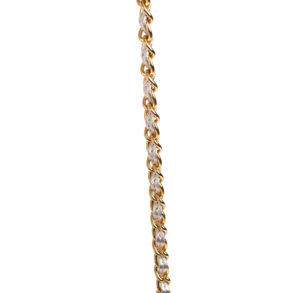 Chanel Vintage Camelia Diamond CC Flap Bag