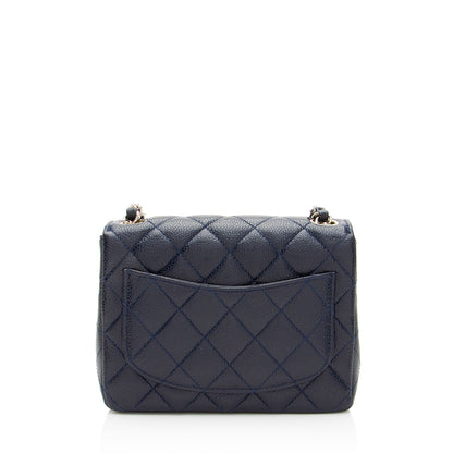 Chanel Vintage Caviar Classic Square Mini Flap Bag