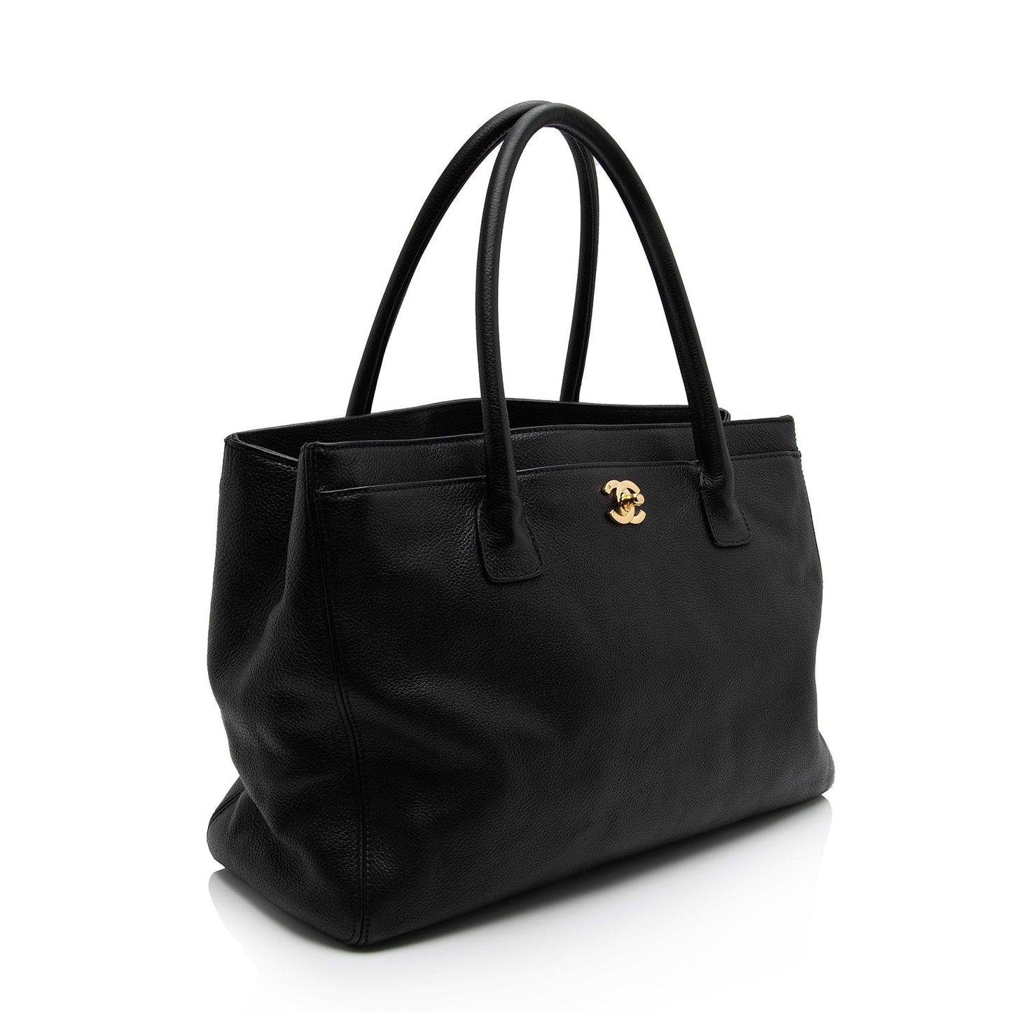 Chanel Vintage Caviar Leather Cerf Classic Executive Tote (SHF-iLttNK)