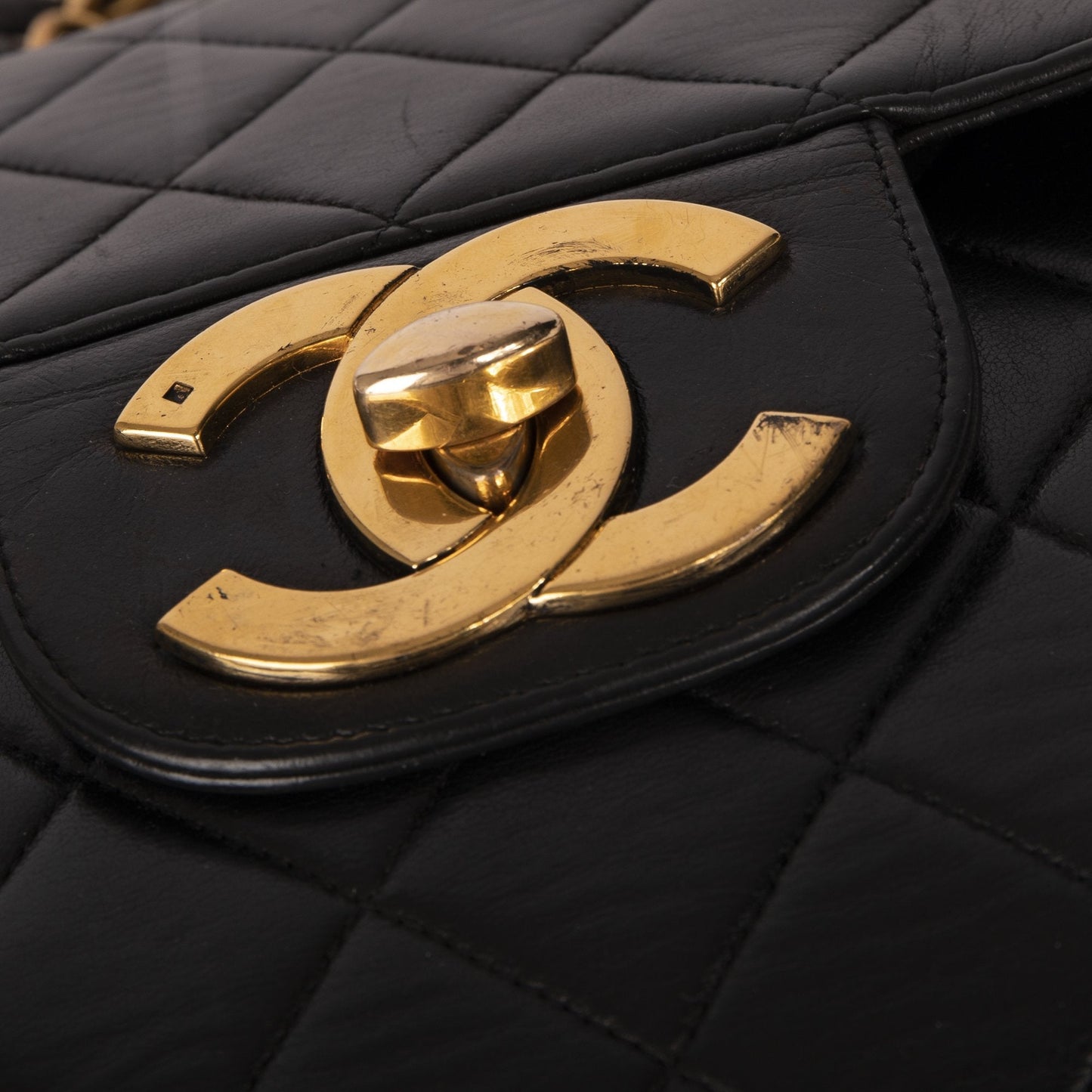 Chanel Vintage Classic Jumbo XL Single Flap Bag