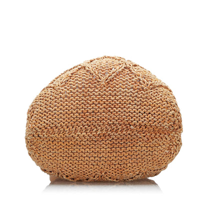 Chanel Vintage Crochet Bucket Bag (SHG-HX7aR1)
