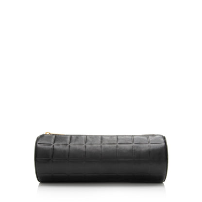 Chanel Vintage Lambskin CC Chocolate Bar Cosmetic Pouch (SHF-Yt3PcN)