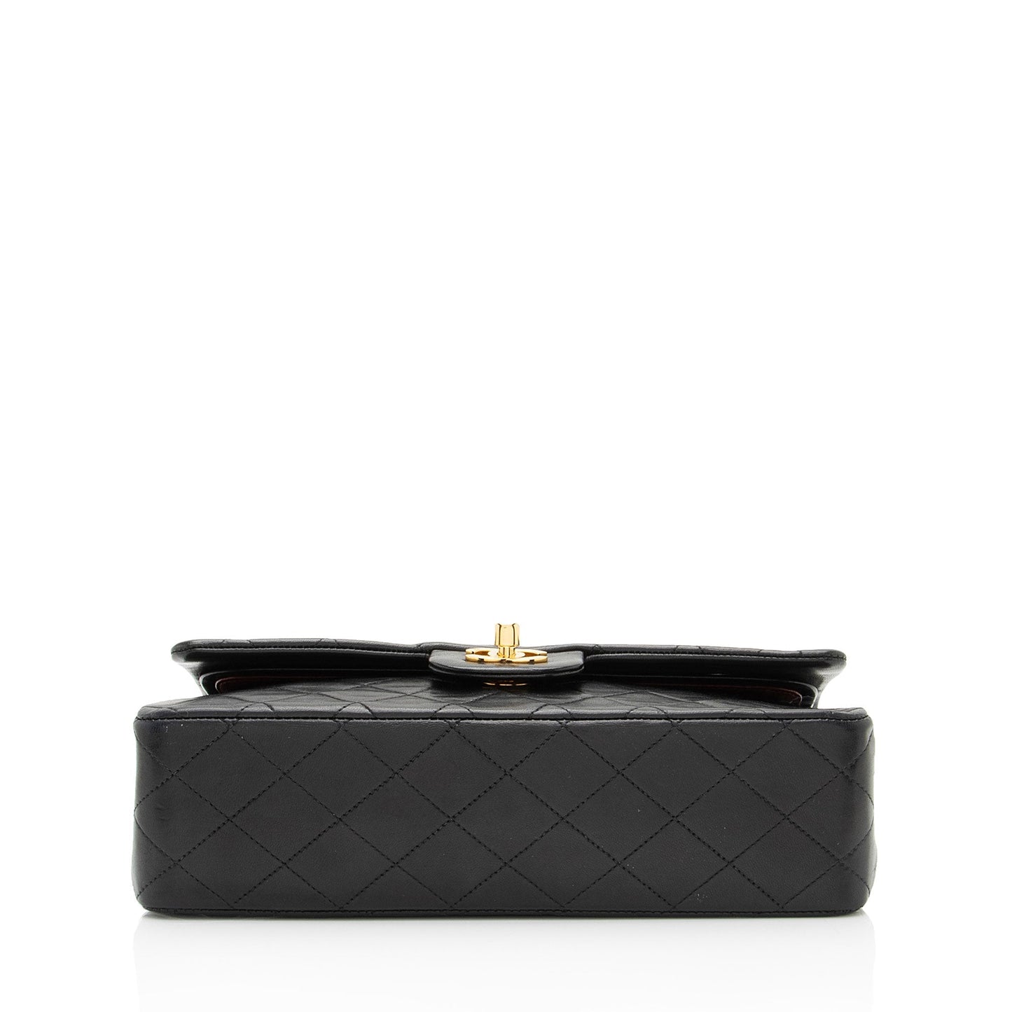 Chanel Vintage Lambskin Classic Medium Double Flap Bag (SHF-G4E2GG)