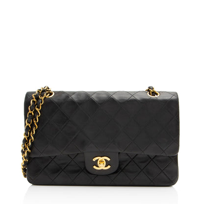 Chanel Vintage Lambskin Classic Medium Double Flap Bag