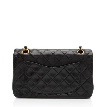 Chanel Vintage Lambskin Classic Small Double Flap Bag (SHF-wNnnBD)
