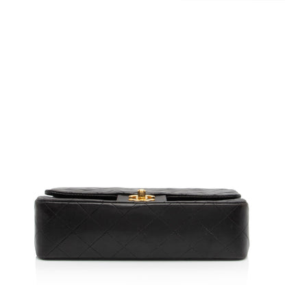 Chanel Vintage Lambskin Classic Small Double Flap Bag (SHF-wNnnBD)