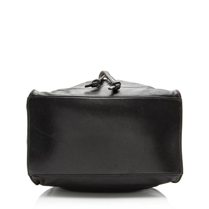 Chanel Vintage Lambskin Timeless CC Drawstring Bucket Bag (SHF-21271)