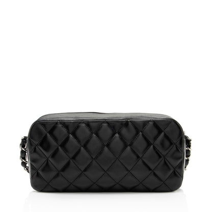 Chanel Vintage Lambskin Front Pocket Camera Bag