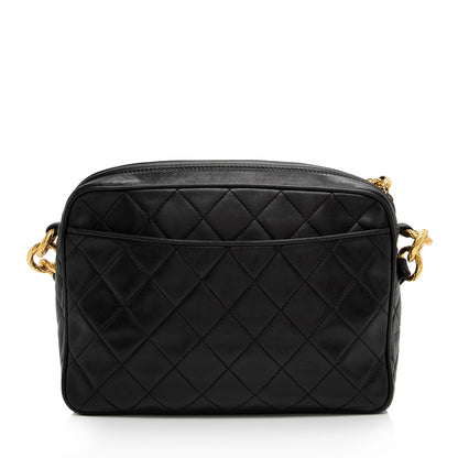 Chanel Vintage Lambskin Pocket Tassel Camera Bag (SHF-GQMWFS)