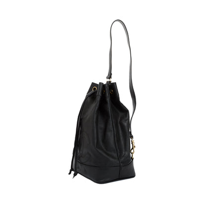 Chanel Vintage Large Caviar Leather Timeless Drawstring Sling Backpack