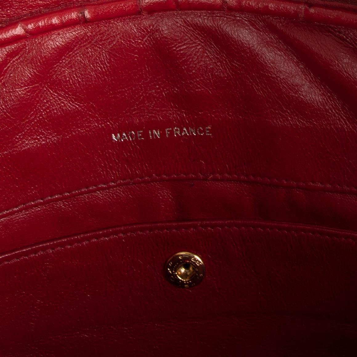 Chanel Vintage Large Quilted Leather Camera Bag