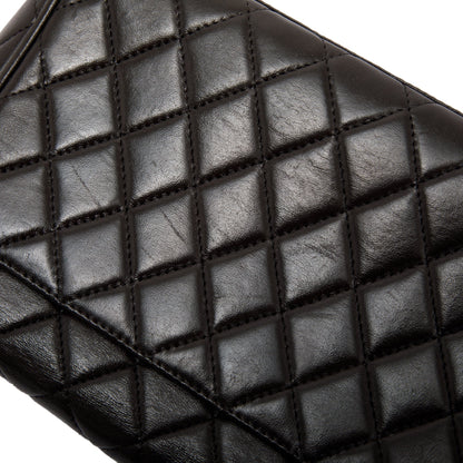 Chanel Vintage Medium Quilted Lambskin Covered CC Flap Bag