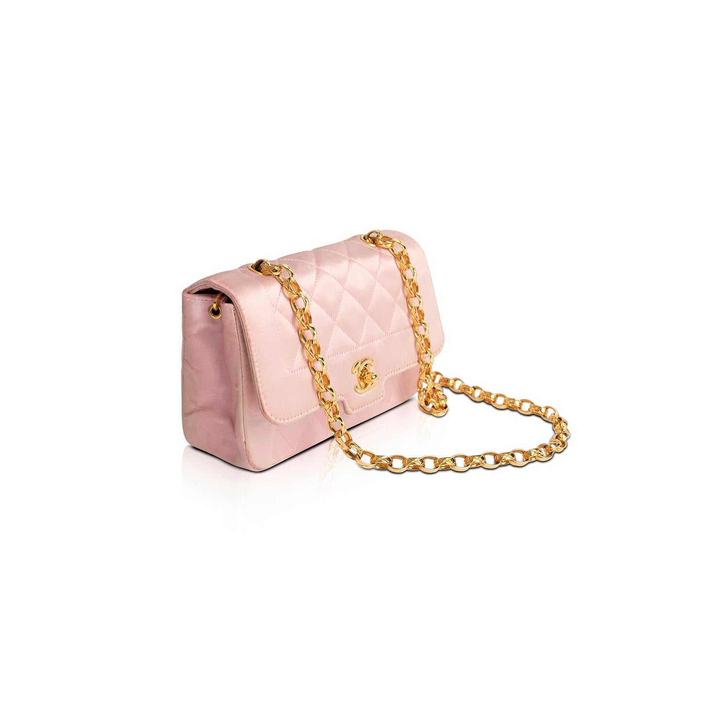 Chanel Vintage Mini Satin Diana Flap Bag