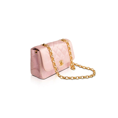 Chanel Vintage Mini Satin Diana Flap Bag