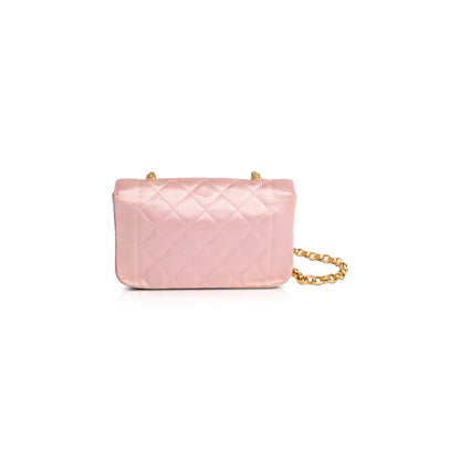 Chanel Vintage Mini Satin Diana Flap Bag