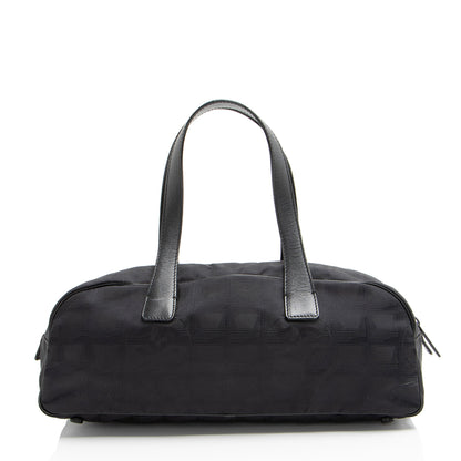 Chanel Vintage Nylon Travel Ligne Satchel