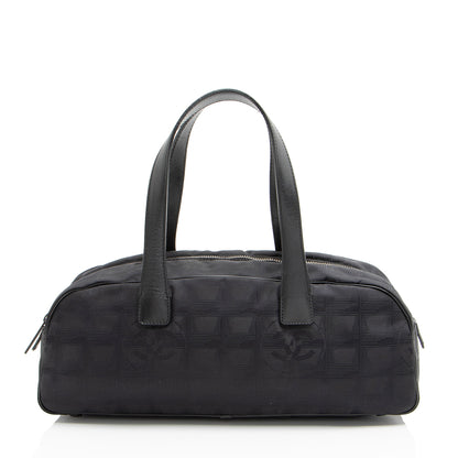 Chanel Vintage Nylon Travel Ligne Satchel