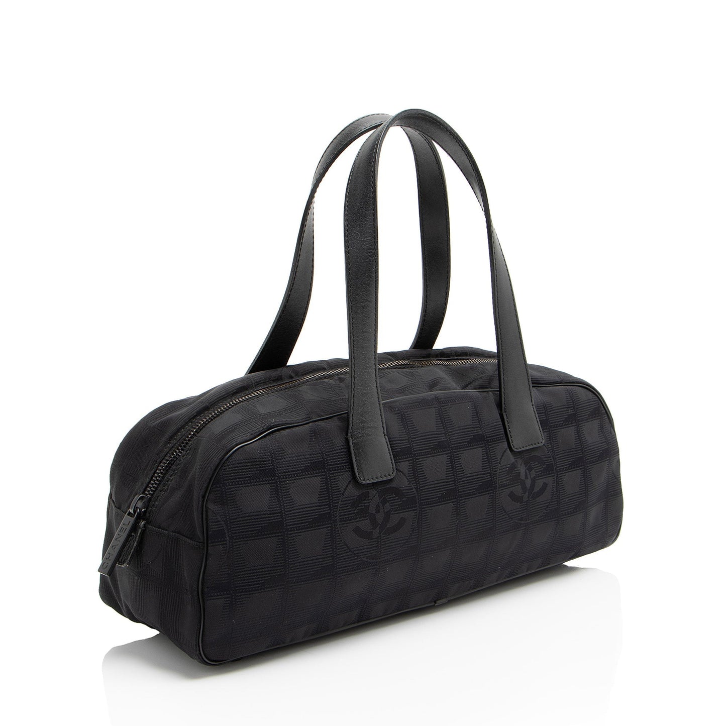 Chanel Vintage Nylon Travel Ligne Satchel