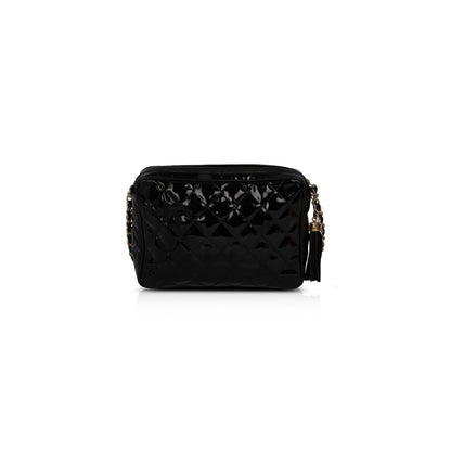 Chanel Vintage Patent Leather Tassel Camera Bag