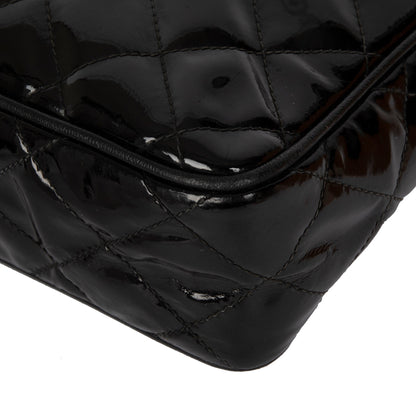 Chanel Vintage Patent Leather Tassel Camera Bag