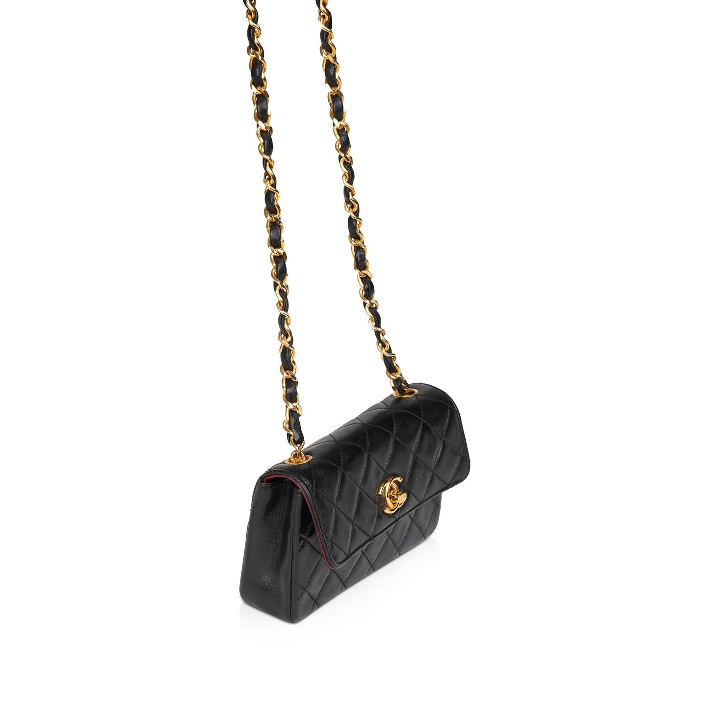 Chanel Vintage Quilted Extra Mini Flap Bag