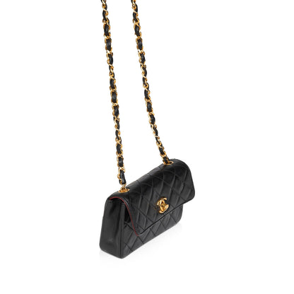 Chanel Vintage Quilted Extra Mini Flap Bag