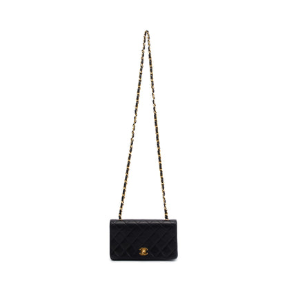 Chanel Vintage Quilted Lambskin Mini Rectangular Full Flap Bag