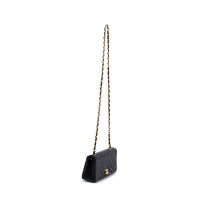 Chanel Vintage Quilted Lambskin Mini Rectangular Full Flap Bag