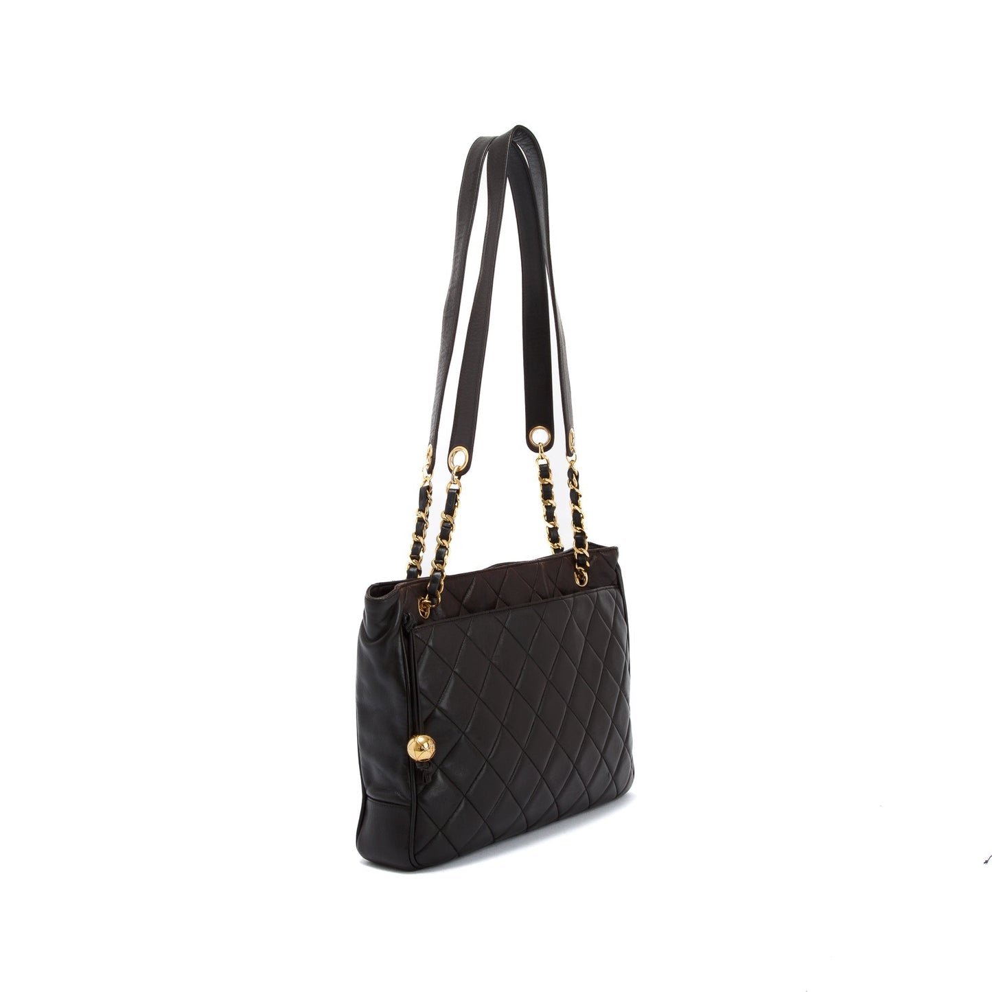 Chanel Vintage Quilted Leather Tote