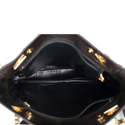 Chanel Vintage Quilted Leather Tote