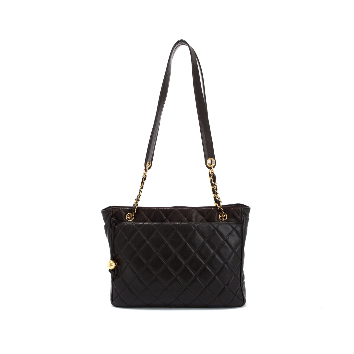 Chanel Vintage Quilted Leather Tote