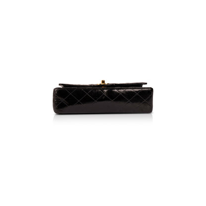 Chanel Vintage Small Patent Leather Double Sided Flap Bag