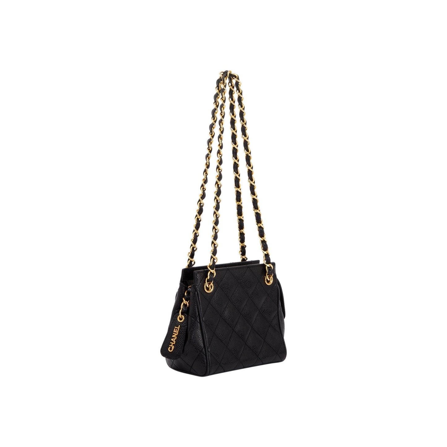 Chanel Vintage Zip Chain Small Shoulder Bag