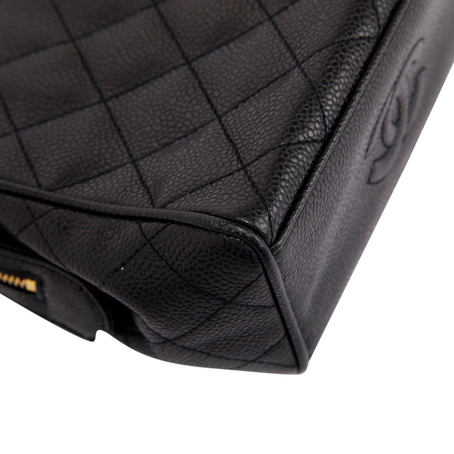 Chanel Vintage Zip Chain Small Shoulder Bag