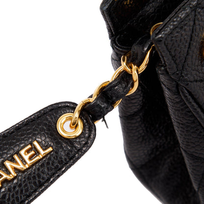 Chanel Vintage Zip Chain Small Shoulder Bag
