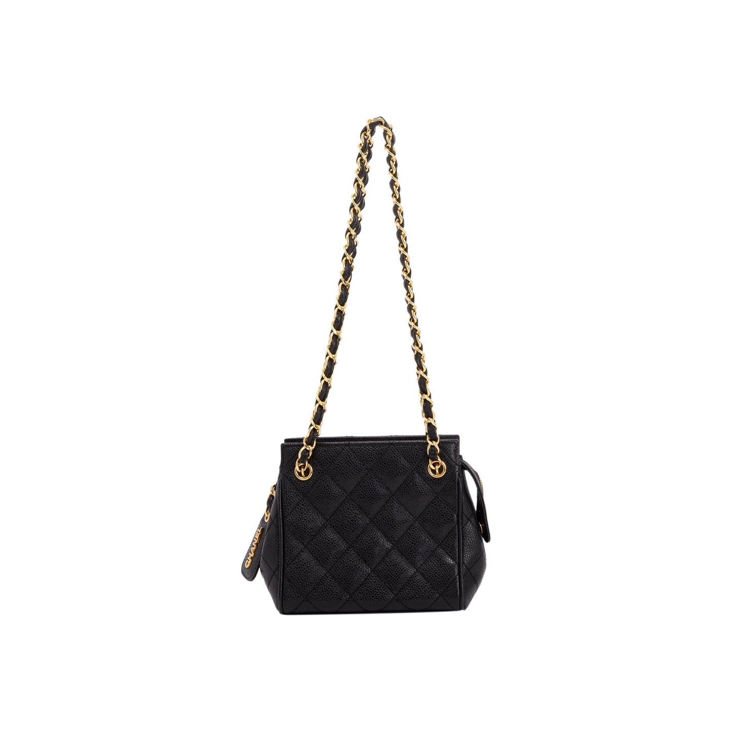 Chanel Vintage Zip Chain Small Shoulder Bag