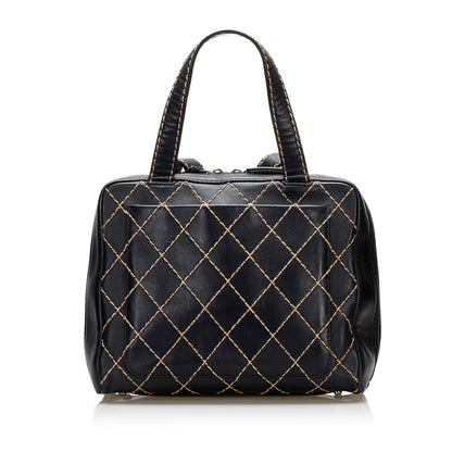 Chanel Wild Stitch Leather Handbag (SHG-dXhYJW)