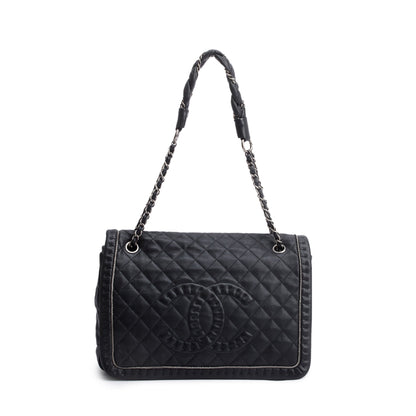 Chanel Black Caviar Leather Istanbul Flap Bag