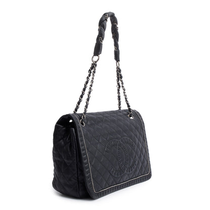 Chanel Black Caviar Leather Istanbul Flap Bag