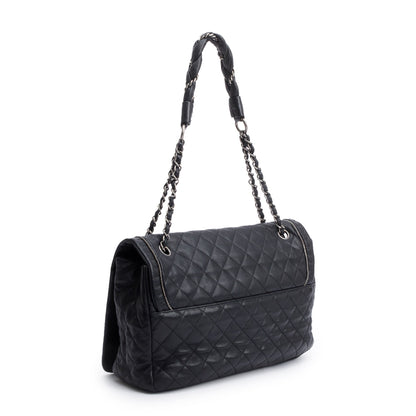 Chanel Black Caviar Leather Istanbul Flap Bag