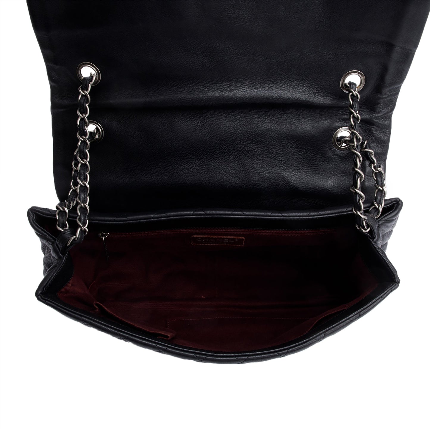Chanel Black Caviar Leather Istanbul Flap Bag