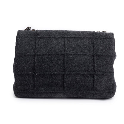 Chanel Grey Wool Identification Reissue Flap Bag