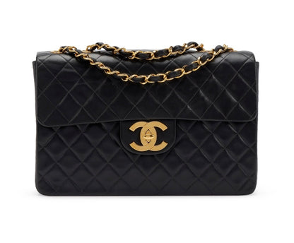 CHANEL VINTAGE JUMBO CLASSIC FLAP BAG