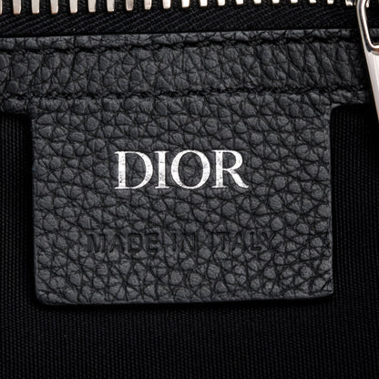 Christian 2020 Dior Black Leather Saddle Bag