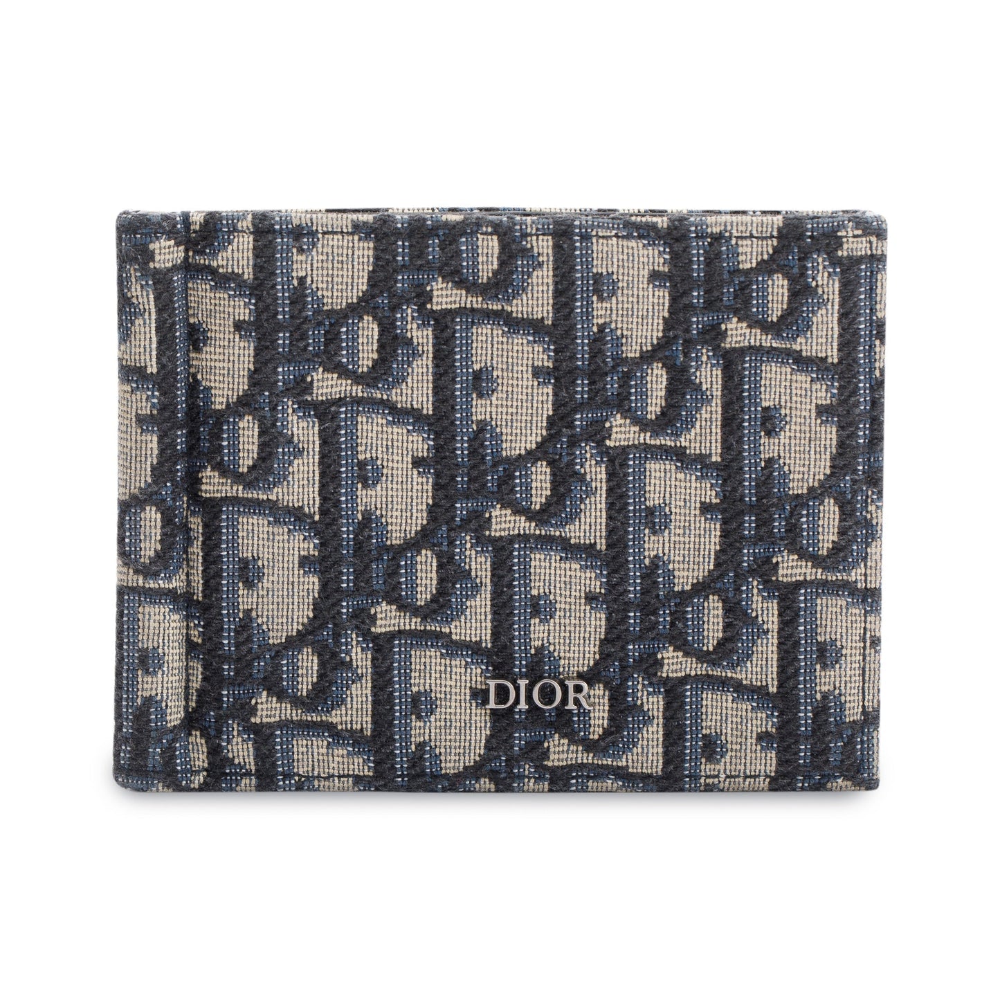 Christian 2021 Dior Oblique Wallet with Bill Clip