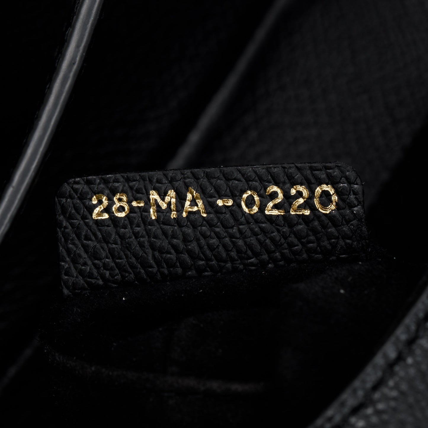 Christian Dior 2020 Black Calfskin Leather Mini Saddle Bag