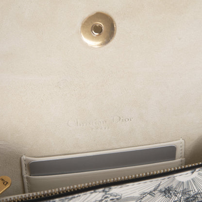 Christian Dior 2020 Jardin Naturel Print Saddle Belt Pouch