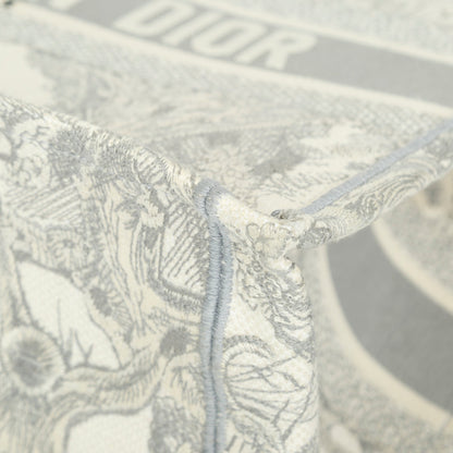Christian Dior 2020 Medium Toile de Jouy Reverse Book Tote
